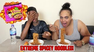 FIRE NOODLE CHALLENGE SIENNA CRIED [upl. by Ifen]