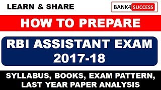 RBI Assistant Exam 2019 Preparation  Syllabus  Exam Pattern and Books [upl. by Dud]