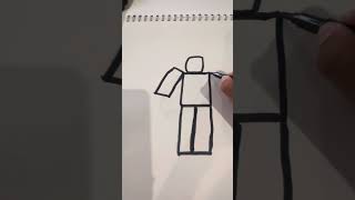 How to draw noob Roblox character part 1 [upl. by Alra]