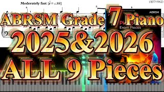 ABRSM Piano Grade 7 20252026 Complete [upl. by Firahs208]