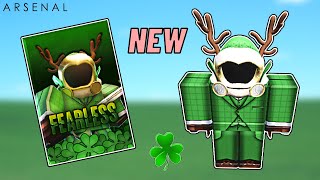 HOW TO GET NEW THE SAINT SKIN AND COMPLETE ST PATRICKS DAY EVENT IN ARSENAL Roblox Arsenal [upl. by Cedar884]