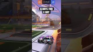 ALWAYS FIND A WAY ⚽️ 🥅 rl rlclips rocketleagueshorts [upl. by Wendt]