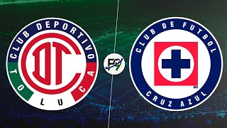 TRIUNFAZO DE CRUZ AZUL EN LA BOMBONERA ANTE TOLUCA POR 1 A 0 Y SEGUNDO LUGAR EN LIGA MX 🔴 [upl. by Atiuqahs]