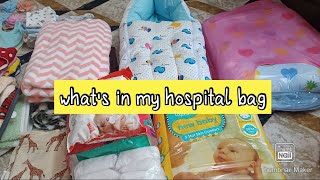 hospital bag me kya kya rakhe for delivery 😀 whats in my hospital bag । baby assential for hospital [upl. by Avot]