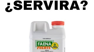 Herbicida Faena Fuerte PRUEBA DE QUE SI FUNCIONA Y COMO USAR  ¿EL MEJOR HERBICIDA DEL MERCADO [upl. by Waylan]