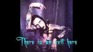 The Reflecting God  Marilyn Manson Lyrics Video w pic [upl. by Ennyletak]