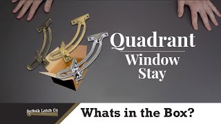 Whats In The Box Quadrant Window Stay [upl. by Alokin]