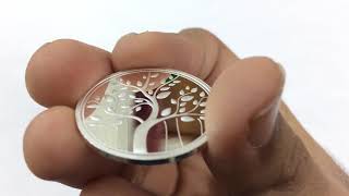 हिन्दी MMTCPAMP Banyan Tree 10Gm 9999 Silver Coin Review By Varun Kumar Coinbazaar [upl. by Elga]