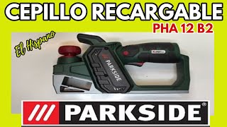 Cepillo Recargable Parkside 12V [upl. by Burton]