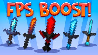 TOP 5 MCPE PVP TEXTURE PACKS  FPS BOOST 119 Minecraft Bedrock [upl. by Darrelle]