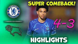 Chelsea u21 vs Derby County u21  Premier League Cup  Highlights 08112024 [upl. by Gunthar]