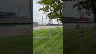 Soo Locks Ship Lowering [upl. by Elroy]