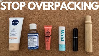 STOP OVERPACKING TOILETRIES  Minimize Your Carry On Effortless [upl. by Eirac602]