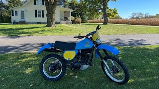 1977 Yamaha IT250 update [upl. by Ronel]