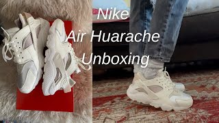 Nike Air Huarache Unboxing  Try on  First Impressions [upl. by Kristian]