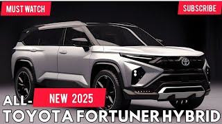 First Look NextGeneration 20242025 TOYOTA FORTUNER HYBRID 🔥  WORLD ECONONY NEWS [upl. by Rhee]