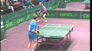 jan ove waldner andrzej grubba great point europe top 12 table tennis 1993 [upl. by Alissa]