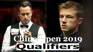 Jack Lisowski vs Alfie Burden China Open 2019 Qualifers [upl. by Aneekas]