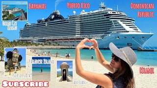 MSC SEASCAPE CRUISE’23 4KBAHAMAS OCEAN CAYNASSAUPARADISE ISLAND PUERTO RICODOMINICAN REPUBLIC [upl. by Keyser]