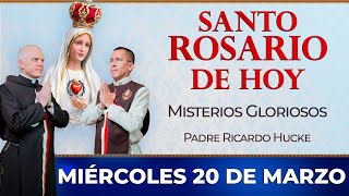 Santo Rosario de Hoy  Miércoles 20 de Marzo  Misterios Gloriosos rosario santorosario [upl. by Vivle]