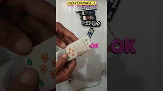 How to Repair Remote control । रिमोट कैसे ठीक करे। फ्री डिश रिमोट कैसे ठीक करे remote repair [upl. by Keele]