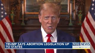 Trump says abortion legislation should be left to states [upl. by Haek]