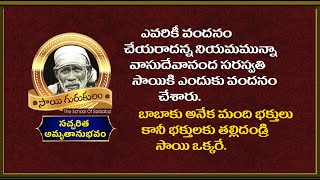 Sai Gurukulam Episode1385 వాసుదేవానంద సరస్వతి సాయికి ఎందుకు వందనం చేశారు [upl. by Everrs707]