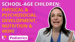 SchoolAge Growth and Developmental Milestones Pediatric Nursing NCLEX Review [upl. by Weaks]