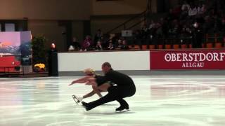 NebelhornTrophy 2012 Caydee DENNEY John COUGHLIN USA SP [upl. by Nonnek]