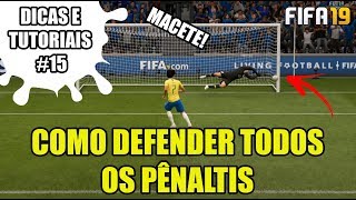 MACETE COMO DEFENDER TODOS OS PÊNALTIS  FIFA 19 ULTIMATE TEAM [upl. by Eiramoj]