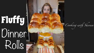 FLUFFY Dinner Rolls from Scratch [upl. by Boru]