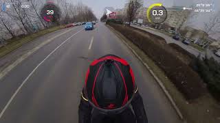 Yamaha Tricity 300 Speed test after 3000 Km [upl. by Sukramed395]