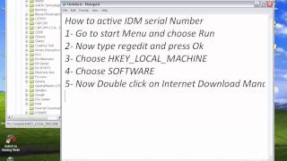 IDM active serial number from Regedit [upl. by Bradway]