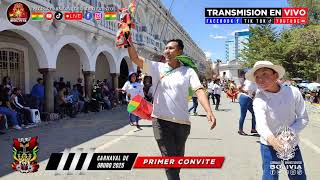 PRIMER CONVITE  CARNAVAL DE ORURO BOLIVIA 2025 [upl. by Akeenat]