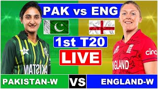 Pakistan Women Vs England Women 1st T20I  ENGW vs PAKW Live 1st Innings [upl. by Lehcer]