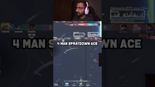 4 man spray down ACE valorant [upl. by Ikey]