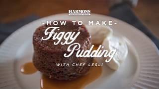 How to Make Figgy Pudding with Chef Lesli [upl. by Scopp]