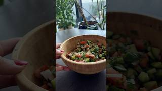 Healthy Salad🌱 salad healthyrecipes healthysalad arabicsalad shorts recipe سلطة [upl. by Annirtak471]