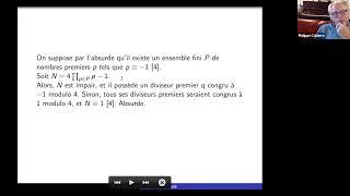 Agrégation interne Questionnaire Roger Mansuy Arithmétique2 [upl. by Joelynn]