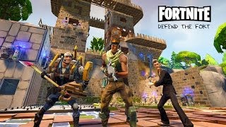 Defending the Fort  Fortnite Gameplay [upl. by Rohpotsirhc]