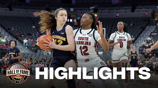 South Carolina vs Michigan 2024 Hall of Fame Series womens basketball highlights [upl. by Ardiedal]