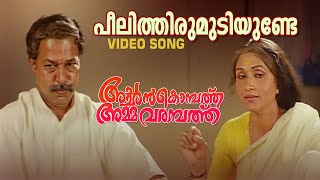 Peelithirumudiyunde Video Song  Achan Kombathu Amma Varampathu  Chithra  Malayalam Movie Song [upl. by Irrabaj]