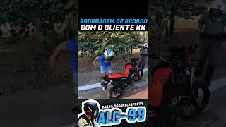 ELE AINDA FICOU INDIGNADO PORQUE O POLICIAL ABORDOU KKKK motovlogs ckmotovlogs [upl. by Baten]