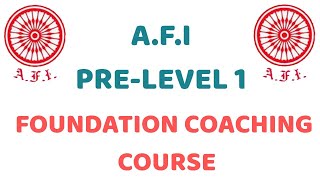 AFI PRELEVEL 1 FOUNDATION COACHING COURSE  Athletics federation of india 106 [upl. by Ellerol]