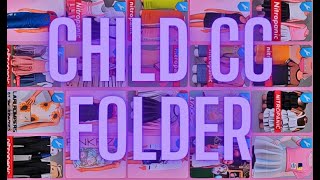 Child CC Folder  Sims 4 [upl. by Alyam]