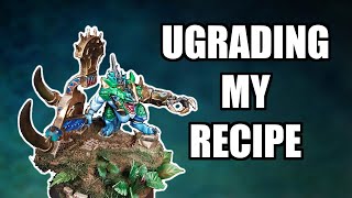 Painting a Custom Saurus Hero  Painting Seraphon [upl. by Eirret]