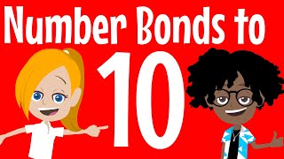 Number Bonds to Ten Song A Fun Way to Learn Number Bonds for Kids [upl. by Ggerk]