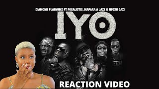 DIAMOND PLATNUMZ  IYO ft FOCALISTIC MAPARA JAZZ NTOSH GAZI OFFICIAL VIDEO  REACTION VIDEO [upl. by Lilyan]