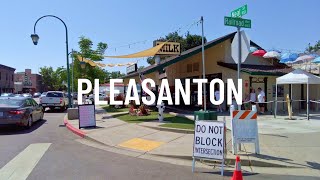 Downtown Pleasanton 🇺🇸 Walk California 2023 [upl. by Amend736]