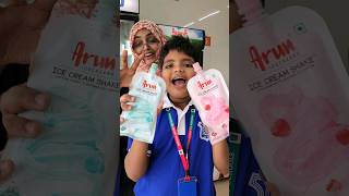 Colourful Ice cream challenge🍨 shortsfeed funny jesijesina comedy entertainment icecream [upl. by Analim223]